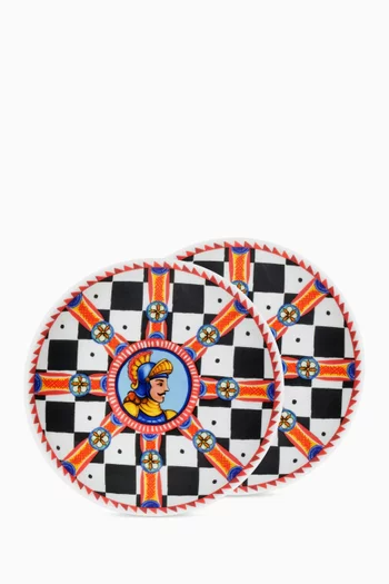 طقم أطباق فواكه كافاليير بورسلين، قطعتان