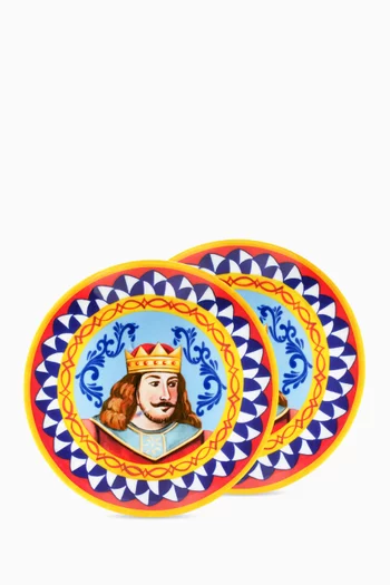 طقم أطباق فواكه ريجينا بورسلين، قطعتان