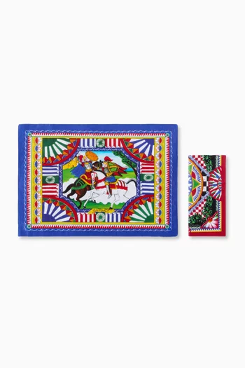 Carretto Placemat & Napkin Set in Linen