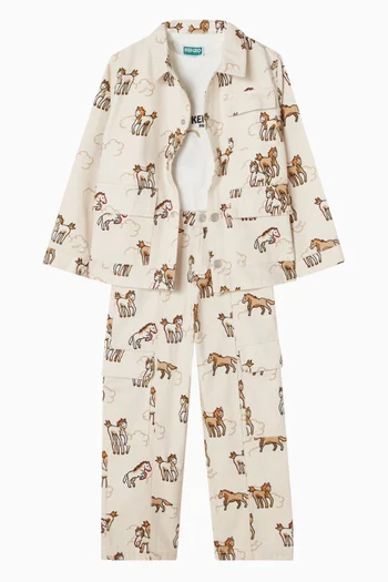 Lunar New Year Straight Pants