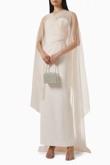 Sweetheart Tulle Overlay Gown