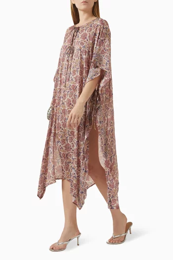 Paulina Tie-up Mini Kaftan