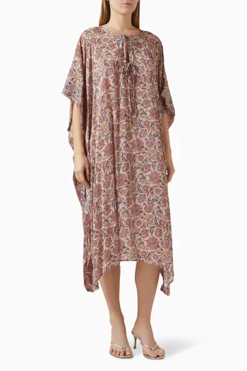 Paulina Tie-up Mini Kaftan