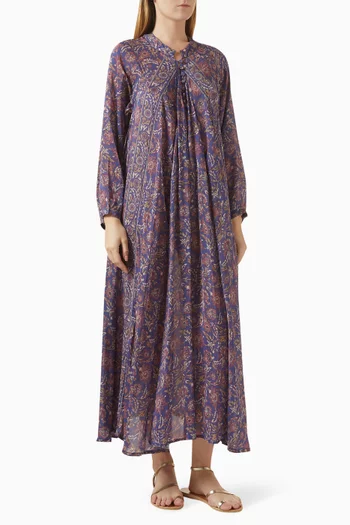 Fiore Printed Maxi Dress