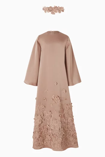 قفطان برقع زهور بارزة