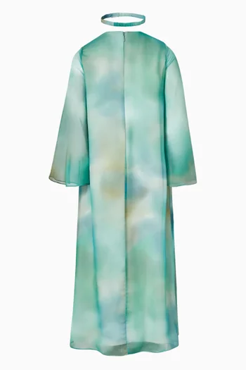 قفطان مزين بتطريزات