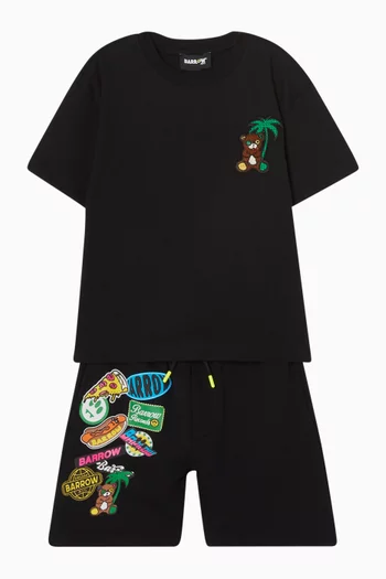 شورت رياضي بطبعات قطن