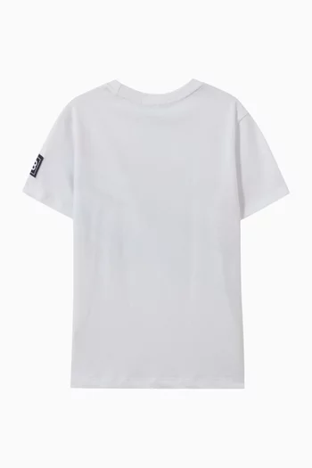 تي شيرت بطبعة سيارة قطن