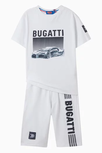 Logo-print Shorts in Cotton