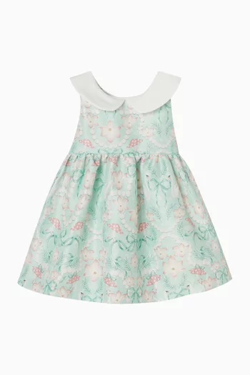 فستان بنقشة