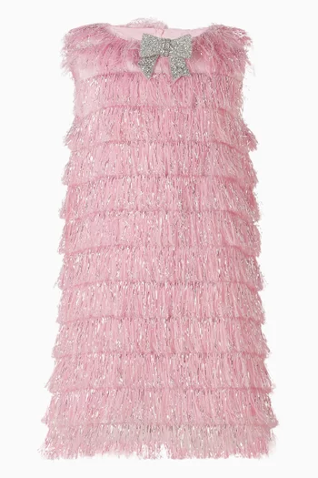 Glitter Bow Party Dress