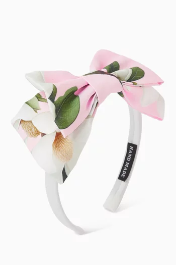 Floral Bow Headband