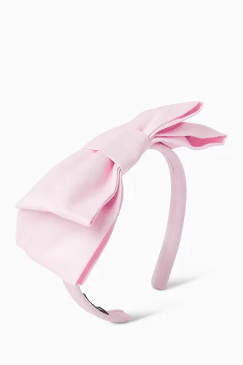Bow Headband in Satin