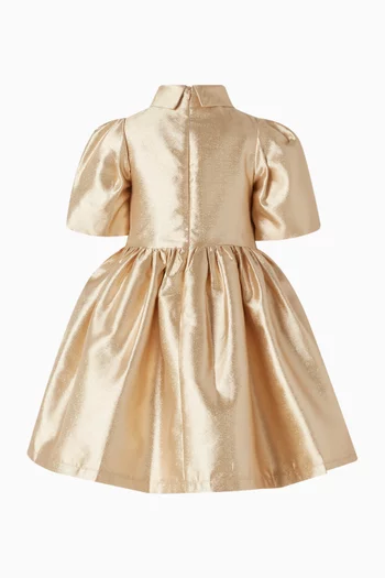Gold Shirt Dress