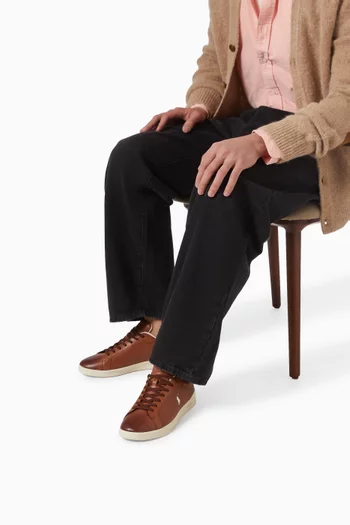 Heritage Court II Sneakers in Leather
