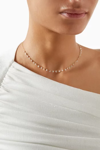 Danaé Diamond Necklace in 18kt Gold