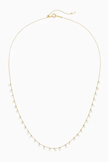 Danaé Diamond Necklace in 18kt Gold