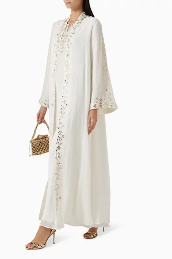 Embroidered Kaftan & Dress Set