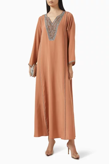 Bead-embellished Kaftan