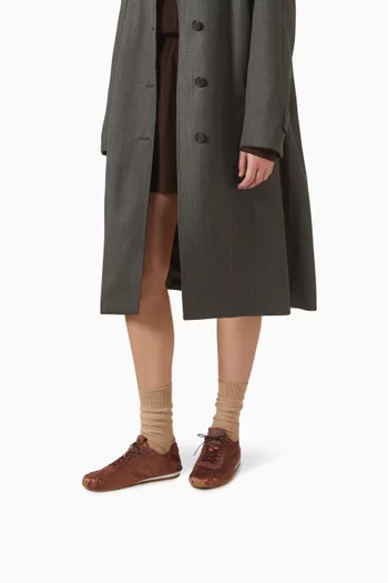 Plume Sneakers in Satin