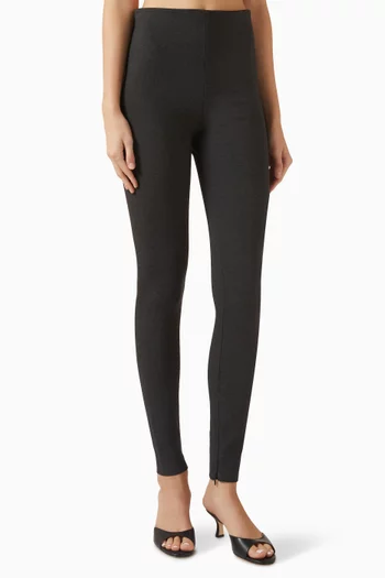 Zip-cuff Leggings in Viscose