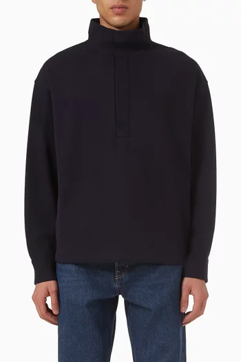 سترة بياقة عالية