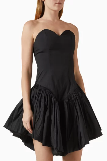 The Jardin D'Eden Mini Dress in Taffeta