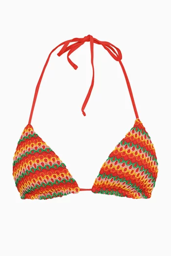 Balmy Reversible Sliding Triangle Bikini Top