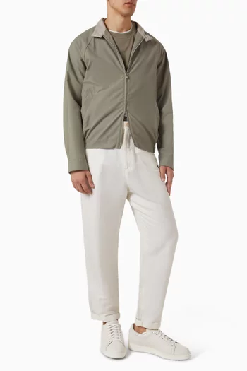 تي شيرت بتصميم طبقتين قطن