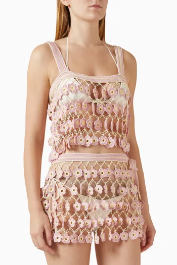 Fleur Hand-crocheted Top