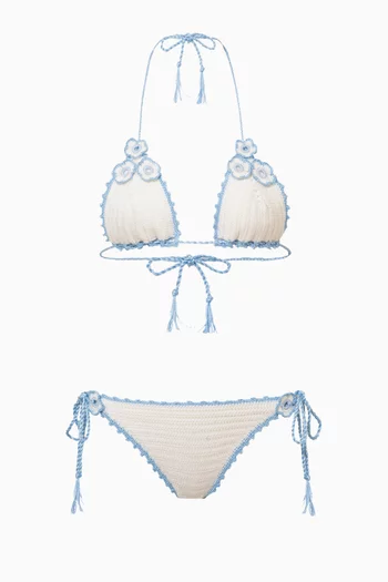 Fleur Hand-crocheted Bikini Set