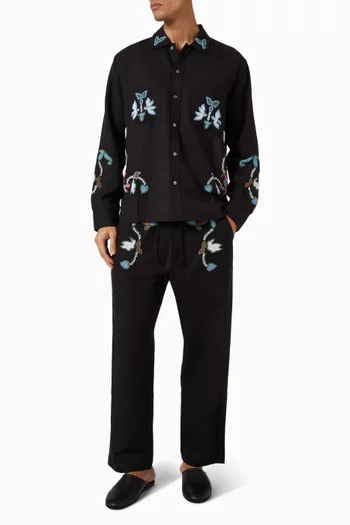 بنطال روات قطن وقنب