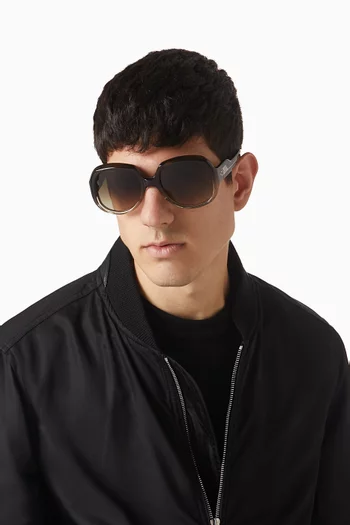 نظارة شمسية أوشن شايلد بإطار دائري أسيتات