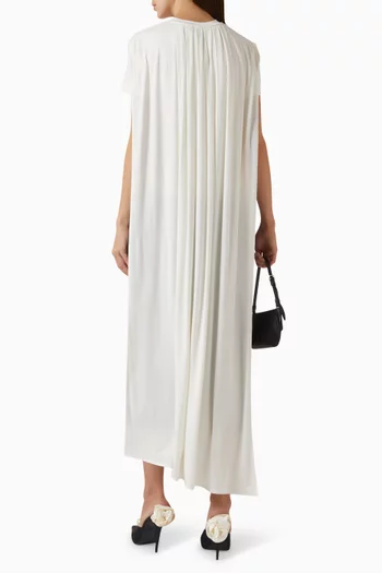 تي شيرت بحافة بنمط وشاح