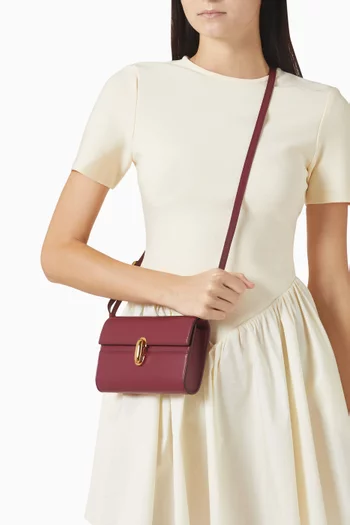 Mini Symmetry Crossbody Bag in Calf Leather