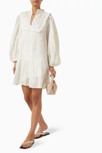 Chaskav Dress in Cotton Voile