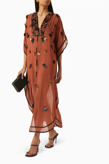 Rio De Janeiro Kaftan in Georgette