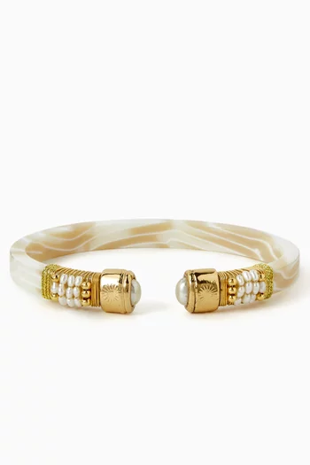 Sarina Cuff Bracelet in Acetate