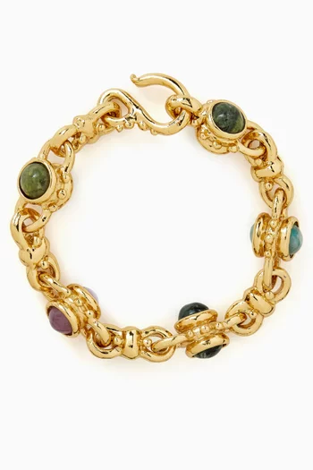 Amarante Bracelet in Gold-plated Metal