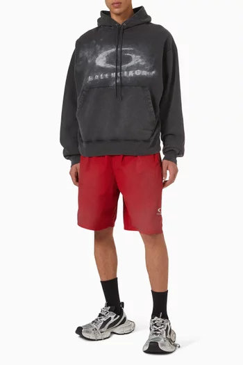 شورت أوت وير قطن بوبلين معالج