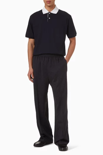 تي شيرت بولو قطن بيكيه مطاطي