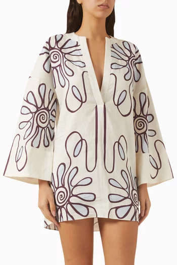 فستان سيينا كتان