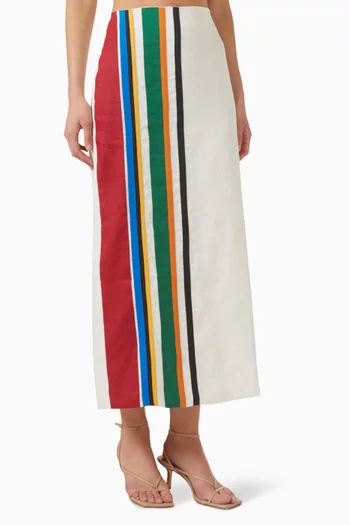 تنورة ليما كتان