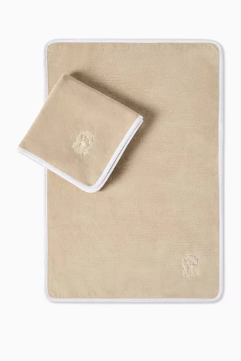 Logo Embroidered Towels, Set of 2