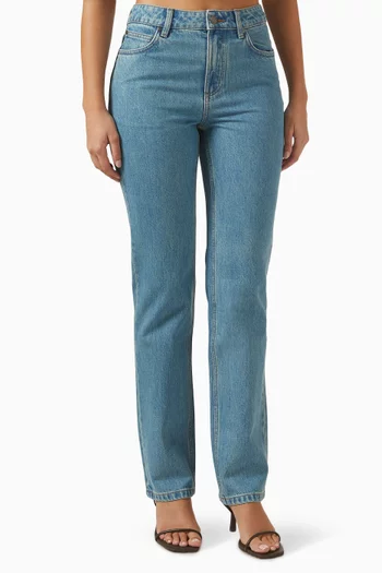 Straight-leg Jeans in Denim
