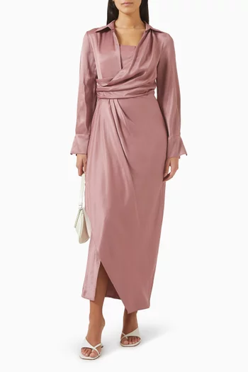 Gathered Maxi Dress