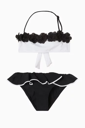 طقم بيكيني تاليا مقسم بألوان 