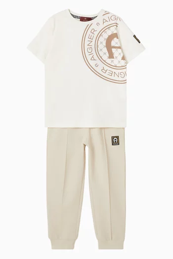 Logo-print T-shirt in Cotton