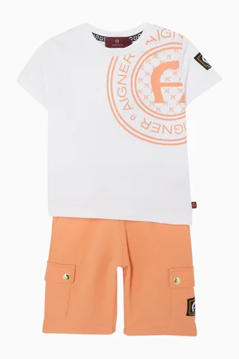 Logo-print T-shirt in Cotton