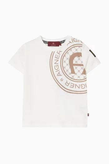 Logo-print T-shirt in Cotton